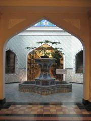 Cypress Lawn mausoleum fountain 2